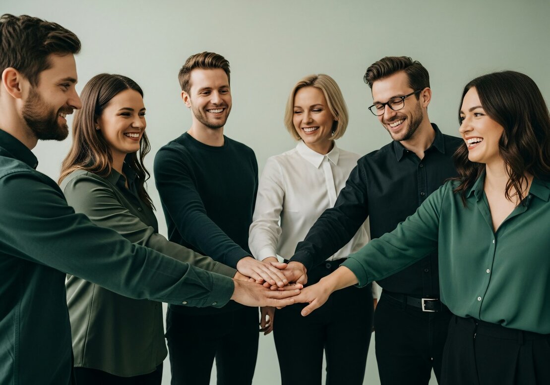 Teammeeting in einem Besprechungsraum